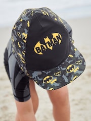 Batman Black Legionnaire Swim Hat (3mths-10yrs) - Image 1 of 7