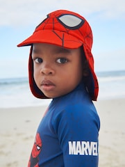 Spider-Man Red Legionnaire Swim Hat (3mths-10yrs) - Image 1 of 5