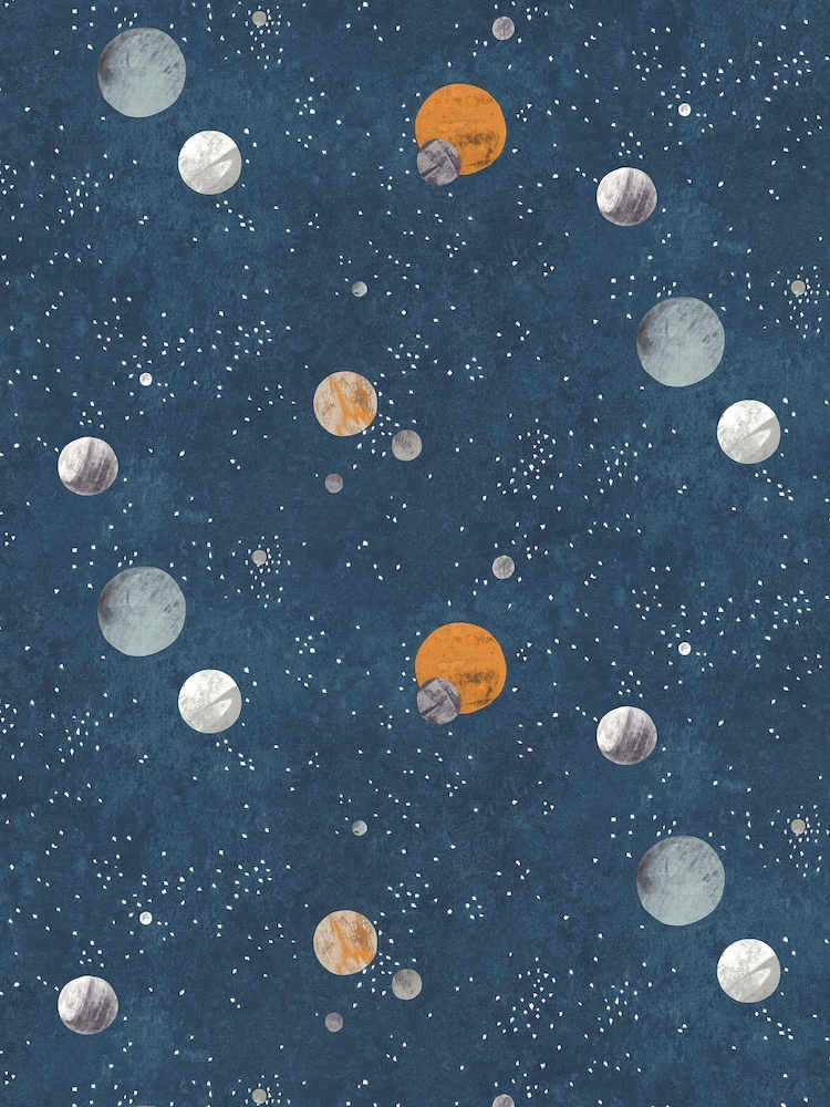 Harlequin Black Out Of This World Children's 10.05M Wallpaper - Image 1 of 2