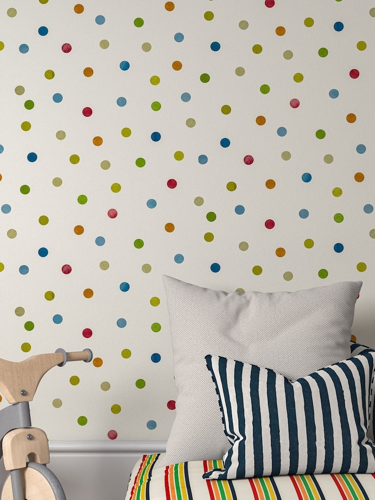 Harlequin Blue Bonbon Children's 10.05M Wallpaper - Image 2 of 4