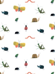 Harlequin Red Garden Friends Childrens 10.05M Wallpaper - Image 3 of 3