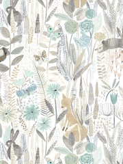 Harlequin Green Hide & Seek Children's 10.05M Wallpaper - Image 3 of 3