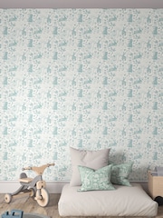 Harlequin Green Into The Meadow Children's 10.05M Wallpaper - Image 2 of 3