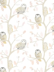 Harlequin Natural Little Owls Children's 10.05M Wallpaper - Image 1 of 1