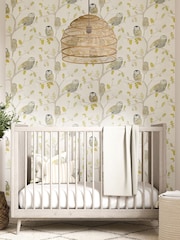 Harlequin Green Little Owls Children's 10.05M Wallpaper - Image 1 of 3