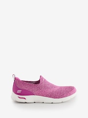 Skechers Pink Womens Arch Fit Infinite Adventure Shoes - Image 4 of 4