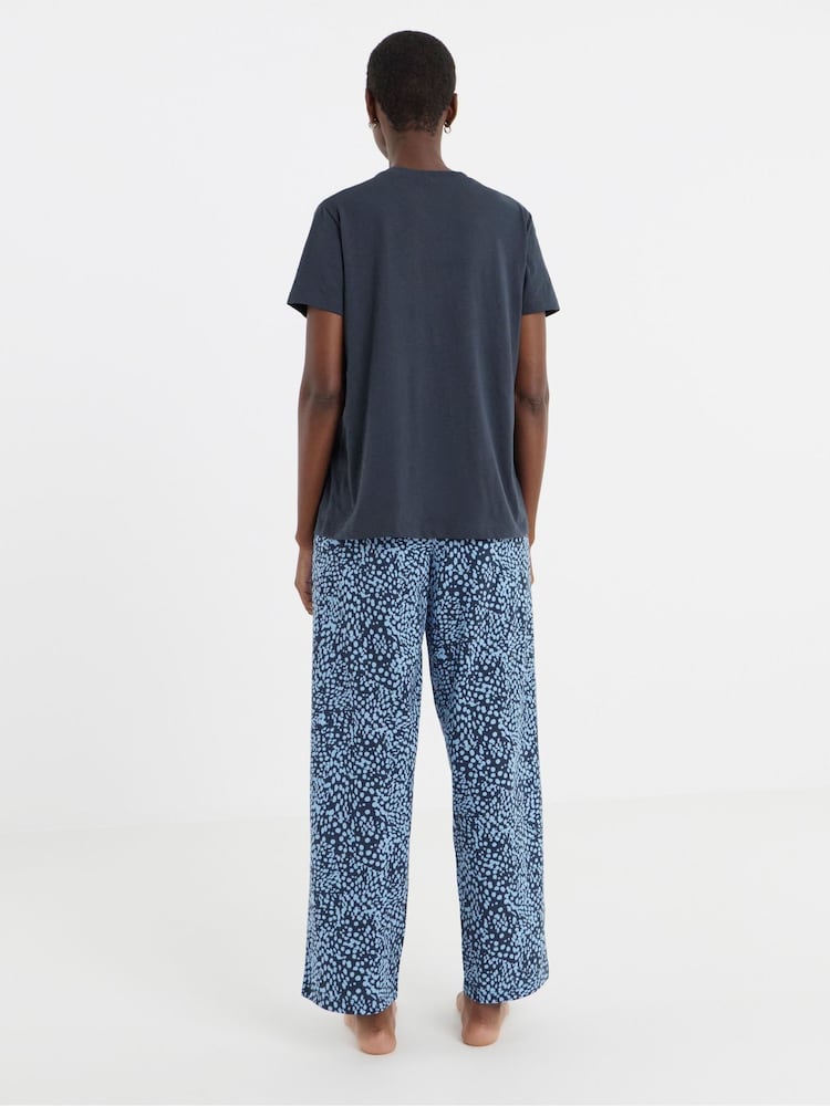 Simply Be Blue Value Animal Pyjamas 2PK - Image 2 of 5 Simply Be Blue Value Animal Pyjamas 2PK - Image 2 of 5