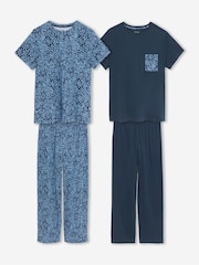 Simply Be Blue Value Animal Pyjamas 2PK - Image 5 of 5