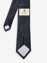 Joules Navy Silk Tie - Image 3 of 3