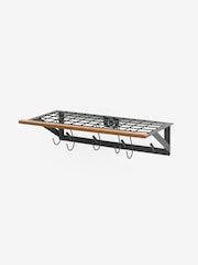 Black Bronx Wall Hanging Kitchen Pan Shelf - Image 3 of 3