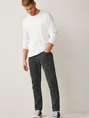 Dark Grey Slim Classic Stretch Jeans - Image 2 of 5