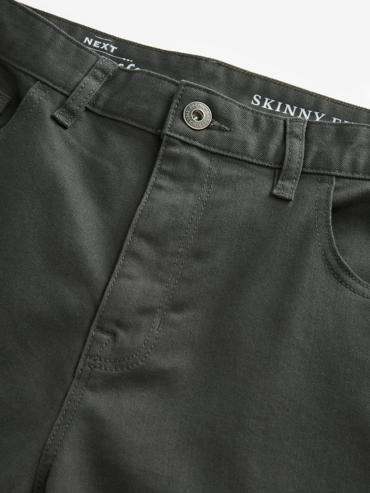 Charcoal Skinny Fit Forever Colour Classic Stretch Jeans - Image 12 of 12