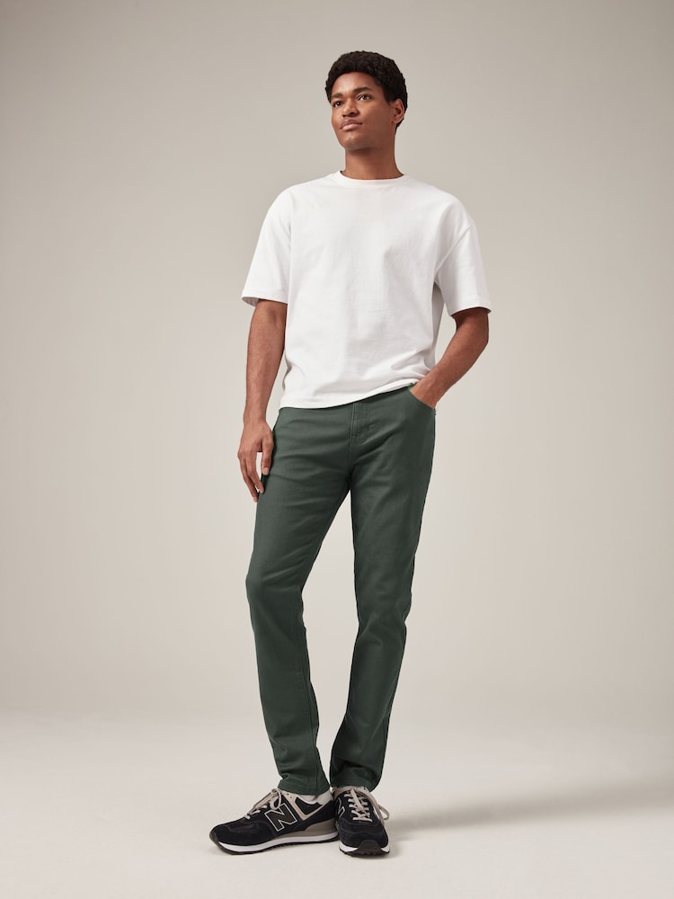 Charcoal Skinny Fit Forever Colour Classic Stretch Jeans - Image 2 of 12