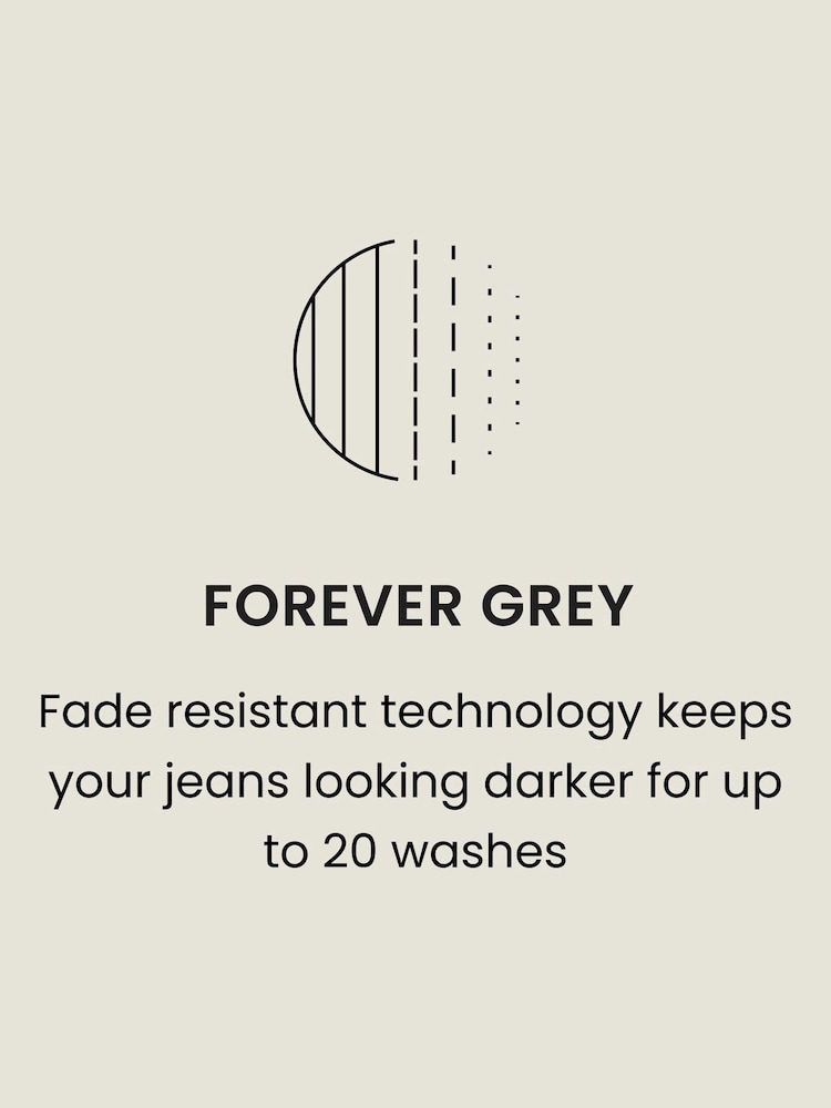 Charcoal Skinny Fit Forever Colour Classic Stretch Jeans - Image 4 of 12