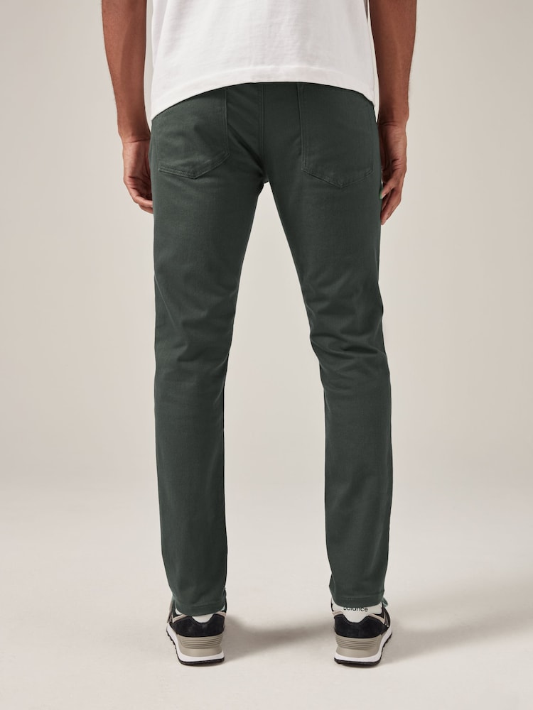 Charcoal Skinny Fit Forever Colour Classic Stretch Jeans - Image 5 of 12