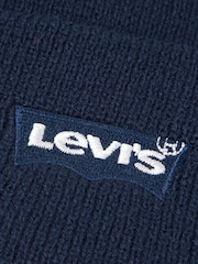 Levi's® Blue 2-Piece Beanie & Gloves Set - Image 3 of 4