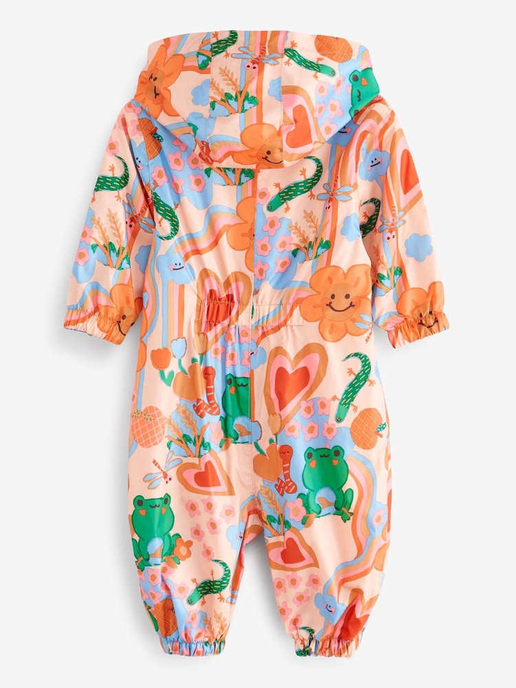 Koralno roza - Vodoodporna obleka Character Puddlesuit (3mesecev-7let) - Slika 2 iz 2