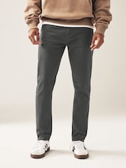 Charcoal Slim Fit Forever Colour Classic Stretch Jeans - Image 1 of 11