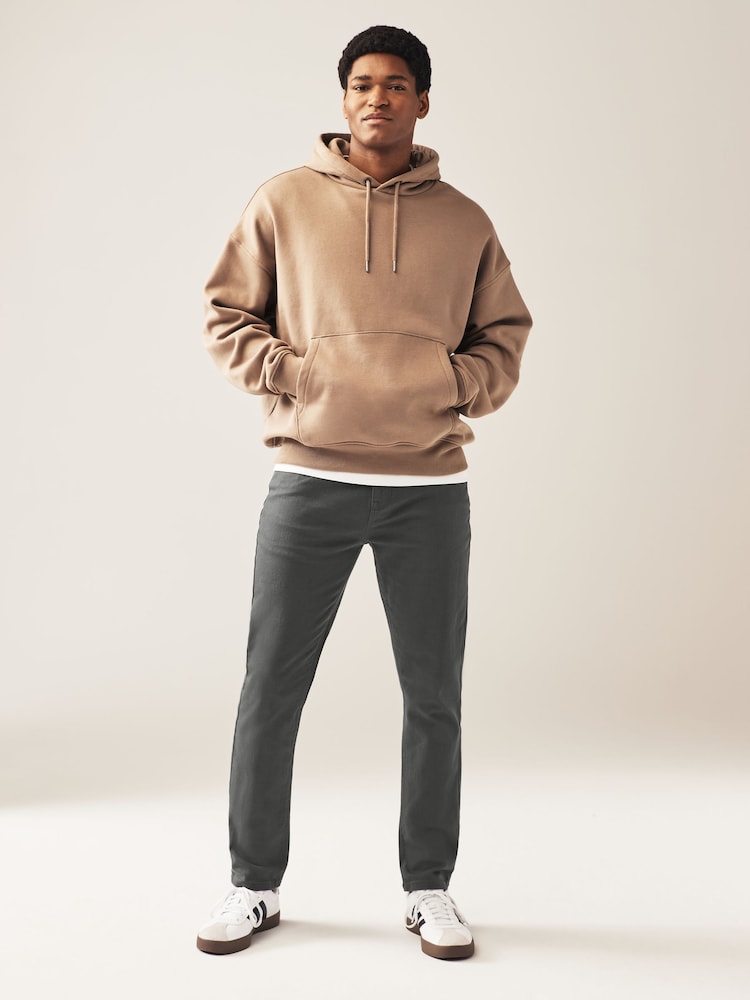 Charcoal Slim Fit Forever Colour Classic Stretch Jeans - Image 2 of 11