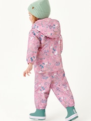 Pink Unicorn Waterproof Printed Coat (6mths-7yrs) - Image 2 of 8