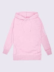 Pineapple Pink Womens Longline Hoodie - Image 6 of 6