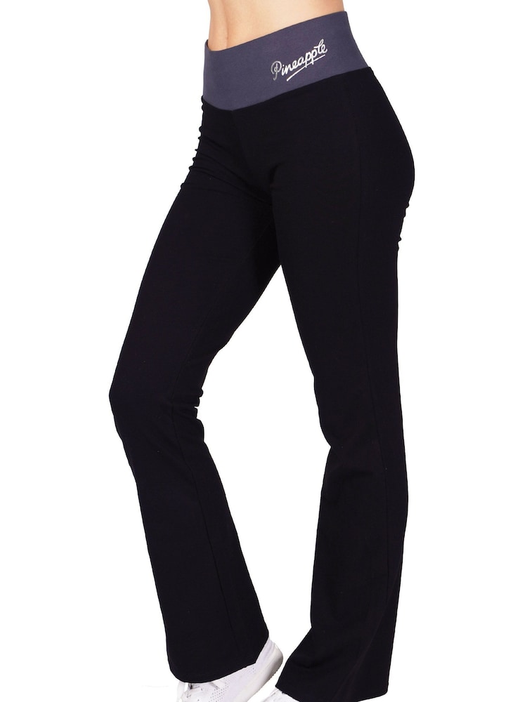 Negro - Pantalones de punto bootcut con banda en contraste para mujer de Pineapple - Imagen 1 de 5 Negro - Pantalones de punto bootcut con banda en contraste para mujer de Pineapple - Imagen 1 de 5