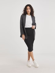 JD Williams Black Magisculpt Midi Pencil Skirt - Image 2 of 4