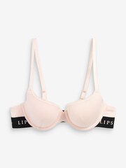 Pink und Schwarz - Lipsy Leicht wattierte Balconette-BHs, 2er-Pack - Bild 3 von 3