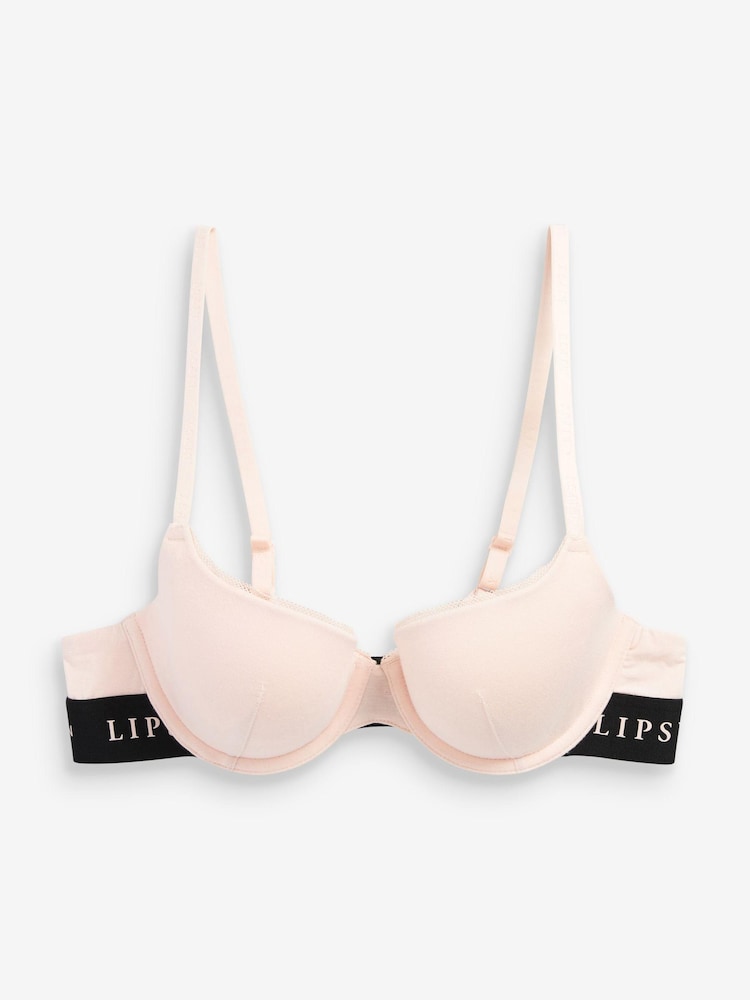 Pink und Schwarz - Lipsy Leicht wattierte Balconette-BHs, 2er-Pack - Bild 3 von 3 Pink und Schwarz - Lipsy Leicht wattierte Balconette-BHs, 2er-Pack - Bild 3 von 3