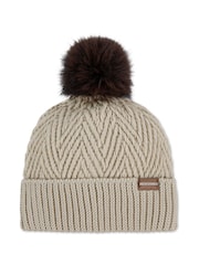 Grädde - Abercrombie & Fitch Pom Beanie & Gloves Set - Bild 1 av 3