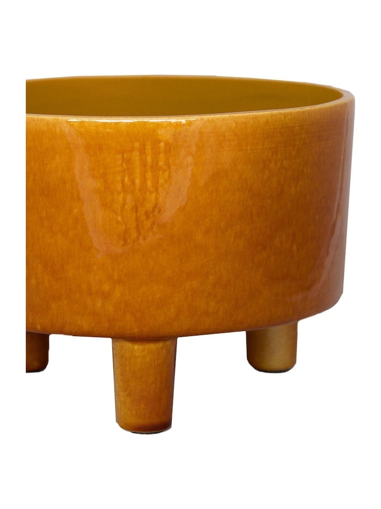 Ivyline Yellow Garden Pisa Mustard Bowl - Image 2 of 4