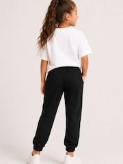 Brand Threads Black Joggers with Iconic Face Print - Image 2 of 4