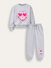 Brand Threads Grey Sweatshirt and Joggers Set 2 Piece - Image 4 of 5