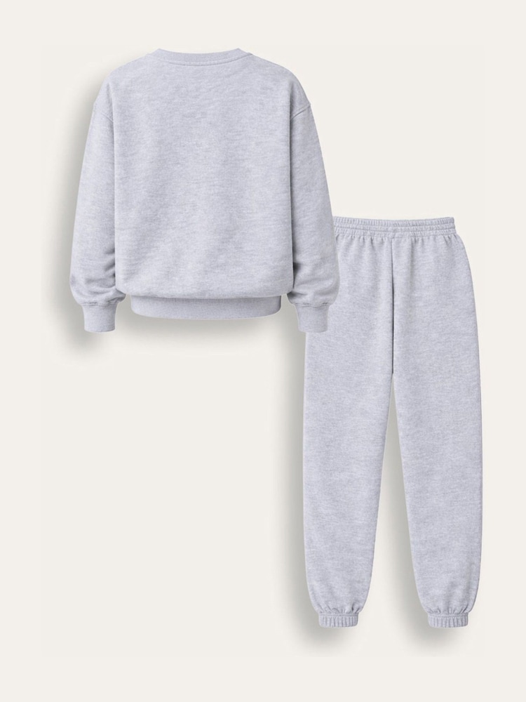 Brand Threads Grey Sweatshirt and Joggers Set 2 Piece - Image 5 of 5