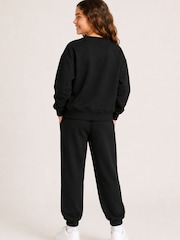 Brand Threads Black Sweatshirt and Joggers 2 Piece Set - Image 2 of 5