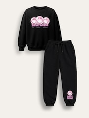 Brand Threads Black Sweatshirt and Joggers 2 Piece Set - Image 4 of 5