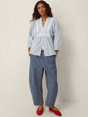 Monsoon Blue Callie Stripe Blouse - Image 4 of 6