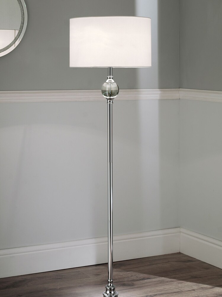 Village At Home Silver Layla Floor Lamp - Image 1 of 2