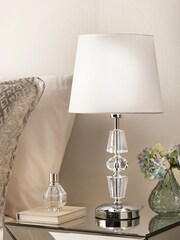 Village At Home Silver James Table Lamp - Image 1 of 2