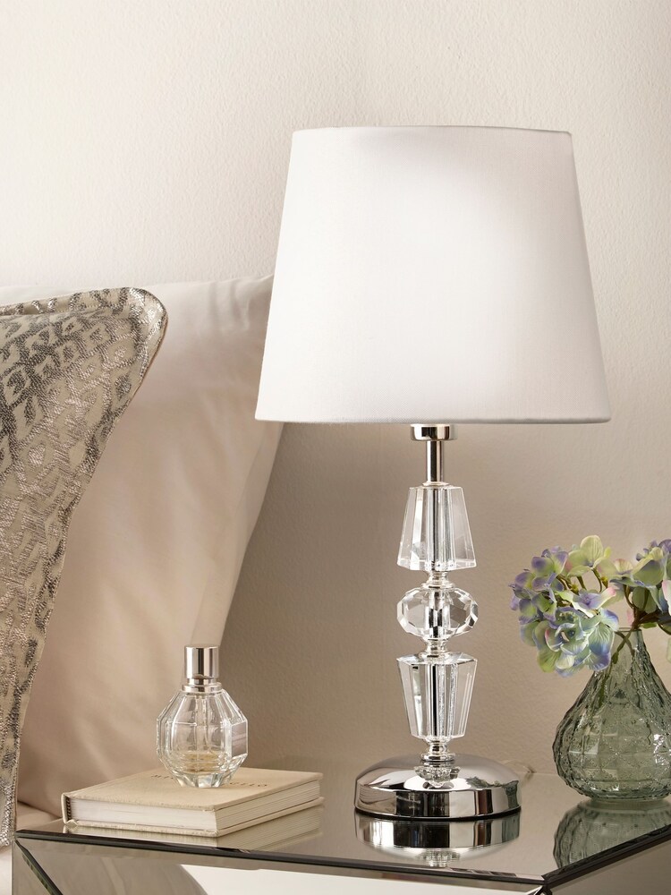 Village At Home Silver James Table Lamp - Image 1 of 2