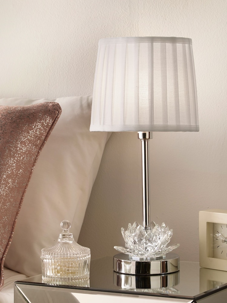 Village At Home Silver Florence Table Lamp - Image 1 of 2
