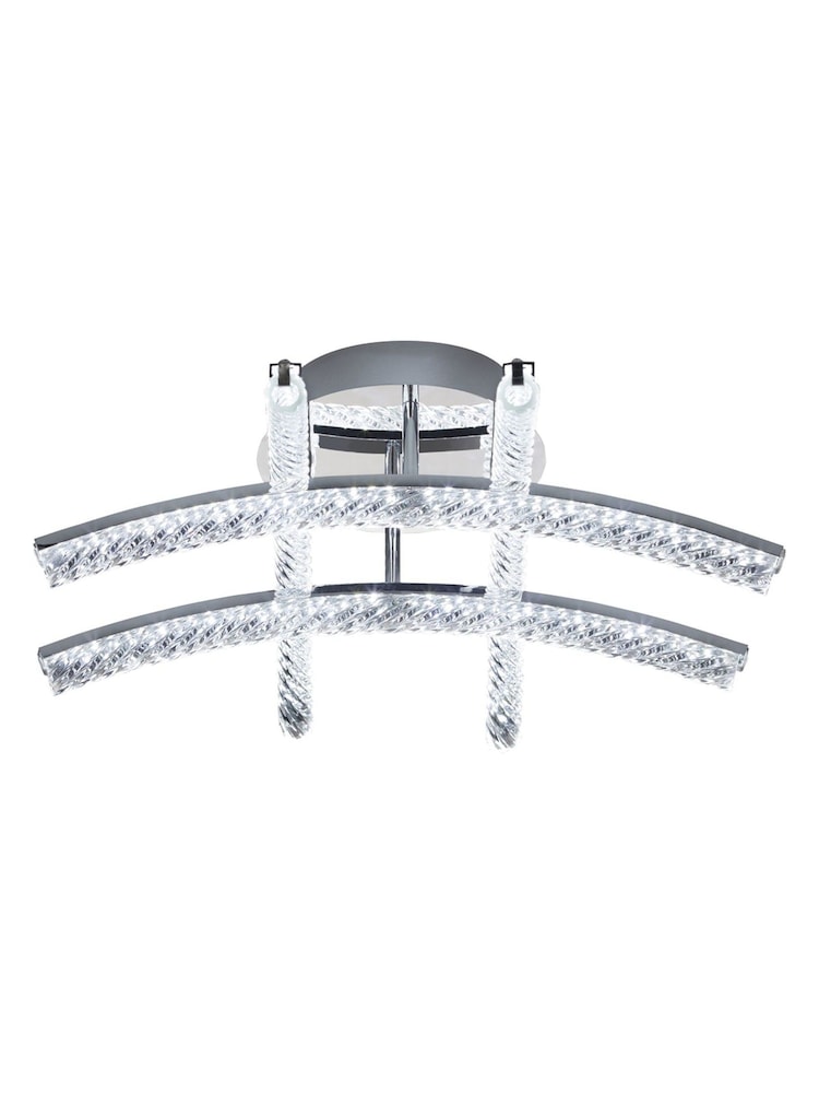 Village At Home Silver Edgar Ceiling Light - Image 2 of 2