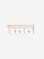 Chalk White Malvern Coat Hooks - Image 4 of 4