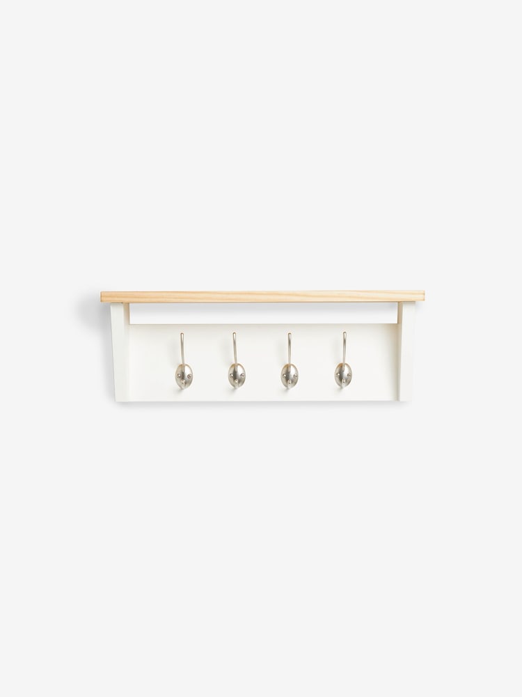 Chalk White Malvern Coat Hooks - Image 4 of 4