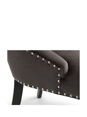 Julian Bowen Set of 2 Grey Veneto Knockerback Chairs - Image 7 of 8