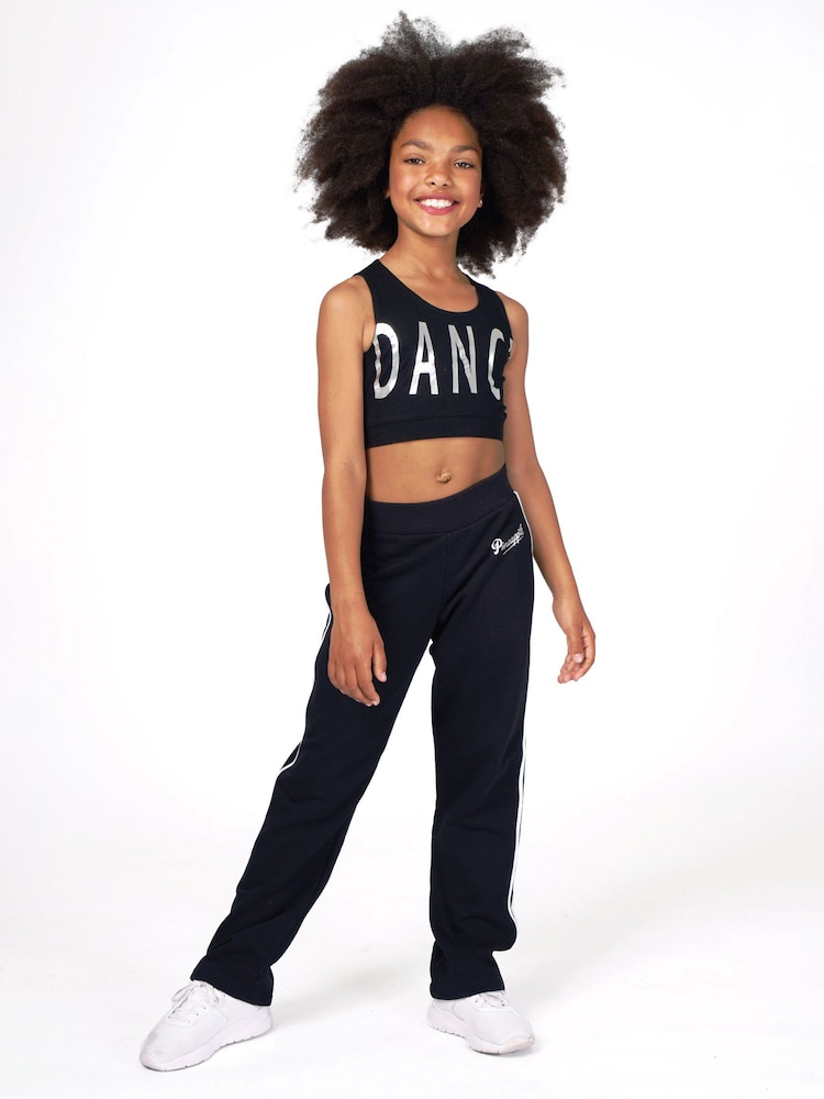 Pineapple Black Straight Leg Joggers - Image 2 of 5 Pineapple Black Straight Leg Joggers - Image 2 of 5