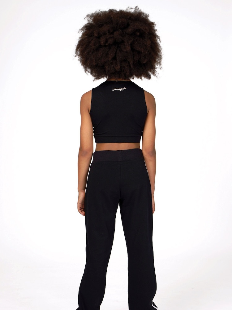 Pineapple Black Straight Leg Joggers - Image 4 of 5