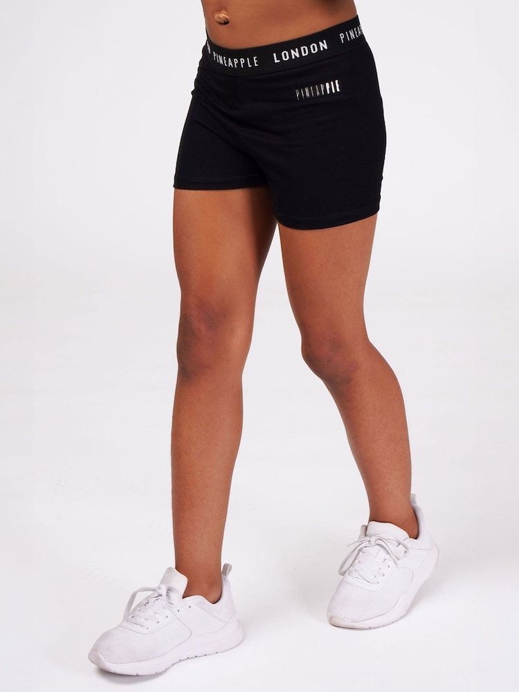 Pineapple Black Tape Band Girls Jersey Hotpant Shorts - Image 1 of 5