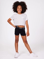 Pineapple Black Tape Band Girls Jersey Hotpant Shorts - Image 3 of 5