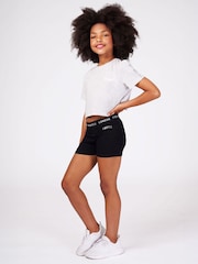 Pineapple Black Tape Band Girls Jersey Hotpant Shorts - Image 4 of 5